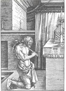 Albrecht Dürer (1471-1528), "König David tut Buße"